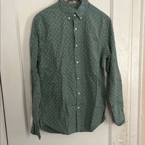 NWT - J.Crew Coffee Bean Patterned Shirt